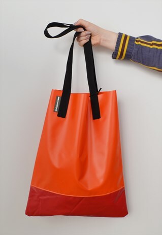 COLOUR BLOCK TOTE BAG