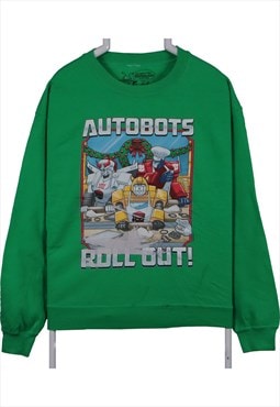 Vintage 90's 80sTees.com Sweatshirt Autobots Christmas