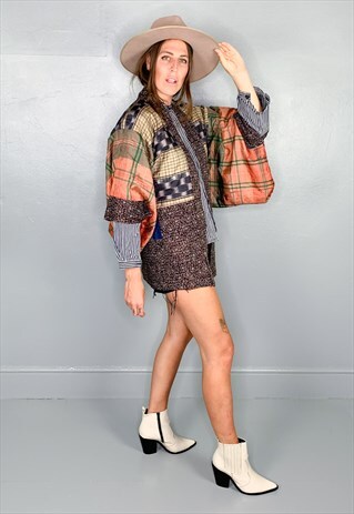 CHECK 1960S KIMONO