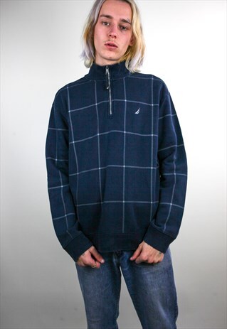 VINTAGE NAUTICA QUARTER ZIP SWEATSHIRT