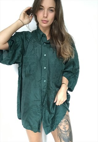 PATTERNED OVERSIZED RETRO VINTAGE UNISEX FESTIVAL SHIRT