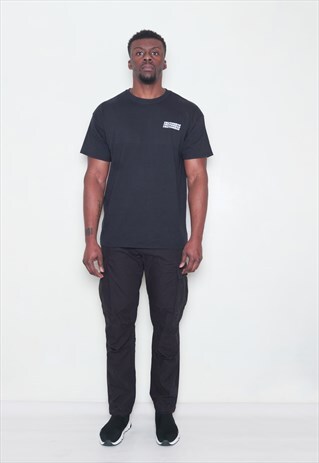 TRUTHWEAR TRIPLE LOGO BLACK TSHIRT