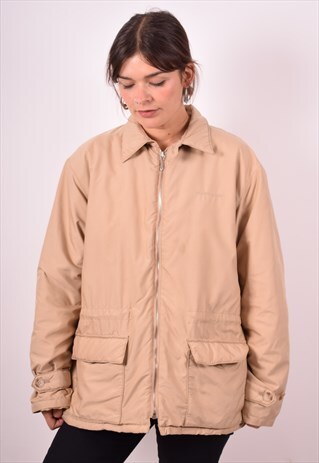 POLO RALPH LAUREN WOMENS VINTAGE JACKET MEDIUM BEIGE 90S