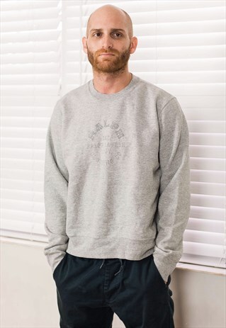 VINTAGE RALPH LAUREN SWEATSHIRT JUMPER LOGO 90S L 14.3