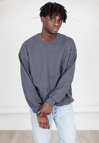 COSMIC SAINT MENS DARK HEATHER SWEATSHIRT