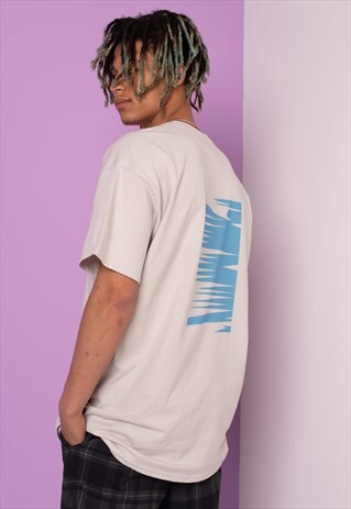 G&G UNISEX JAGGERED OCEAN S/S TEE - ICE GREY