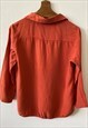 VINTAGE 90S BLOOMINGDALE'S BUTTON DOWN BLOUSE TOP SHIRT
