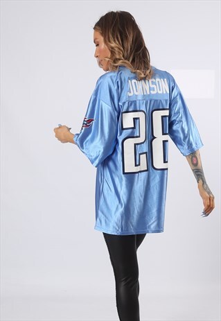 NFL OVERSIZED T-SHIRT SPORT JERSEY TOP FOOTBALL 12 - 14 (5DW