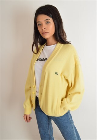 VINTAGE LACOSTE CARDIGAN MADE IN SPAIN 80'S (2678)