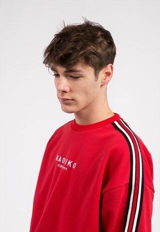 BASIC RED SWEATSHIRT