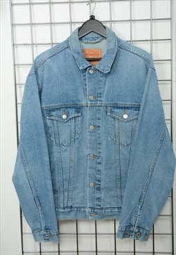 Vintage 90s Levi's Denim jacket Blue Size L 