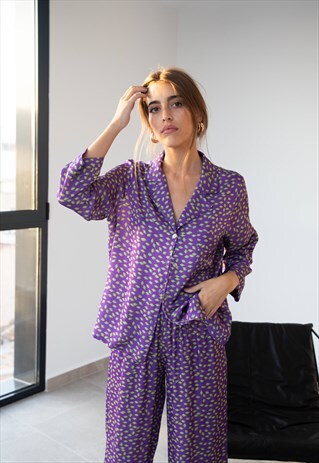 PYJAMA SATIN BLOUSE