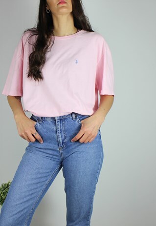 VINTAGE POLO RALPH LAUREN TSHIRT W LOGO FRONT