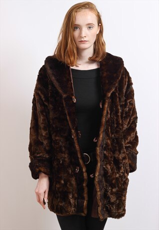 VINTAGE FAUX FUR JACKET