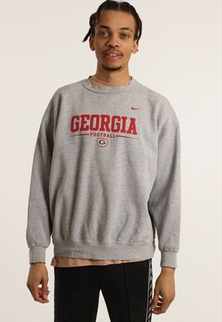 VINTAGE NIKE FOOTBALL PRINT SWEATSHIRT
