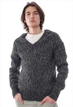 Vintage DOLCE GABBANA Sweater Knit Jumper Knitted Grey