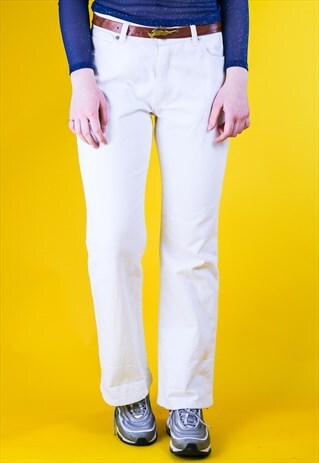 VINTAGE WHITE BURBERRY JEANS
