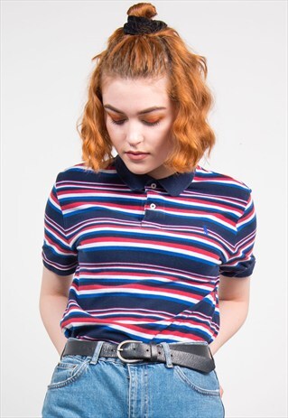 VINTAGE 90'S STRIPED RALPH LAUREN POLO SHIRT