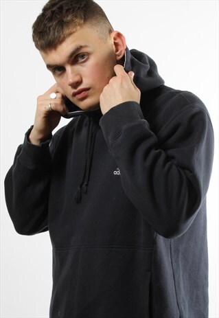 VINTAGE ADIDAS HOODIE WITH SPELL OUT LOGO