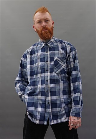 VINTAGE 1990S CHECK FLANNEL SHIRT