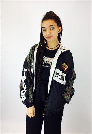 VINTAGE FESTIVAL 80S RAVE WINDBREAKER JACKET
