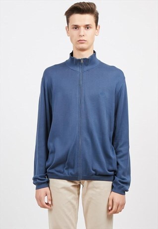 hugo boss full zip cardigan
