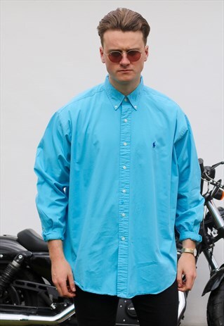 RALPH LAUREN BLAKE USA SKY BLUE VINTAGE SHIRT