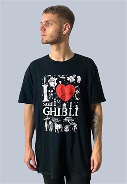 I Heart Studio Ghibli Anime T-Shirt