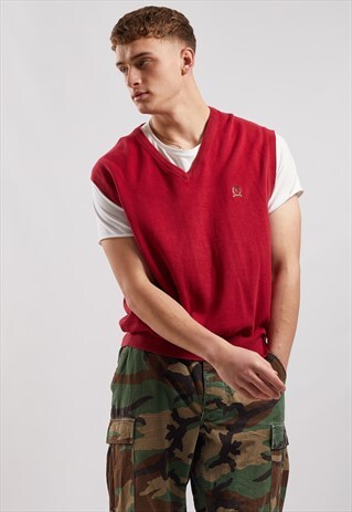 VINTAGE TOMMY HILFIGER SLEEVELESS SWEATSHIRT
