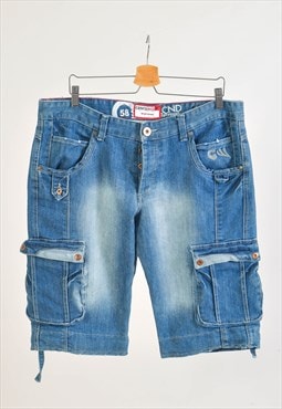 Vintage 00s denim cargo shorts