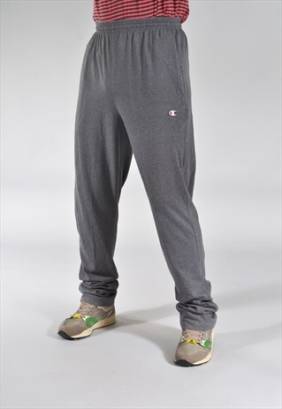 VINTAGE CHAMPION GREY THIN JOGGERS