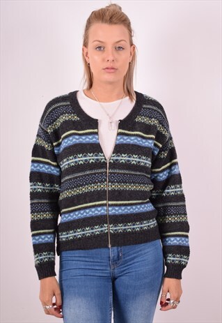 UNITED COLORS OF BENETTON WOMENS VINTAGE CARDIGAN SWEATER LA