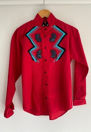 WESTERN SHIRT WITH BEADING