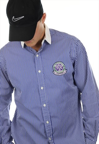 striped umpire shirt