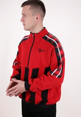 90S VINTAGE REEBOK 1/4 ZIP SWEATSHIRT AA8425