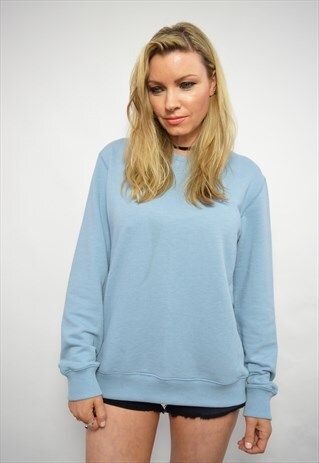 90S AN ORIGINAL PENGUIN LIGHT BLUE CREW NECK SWEATSHIRT