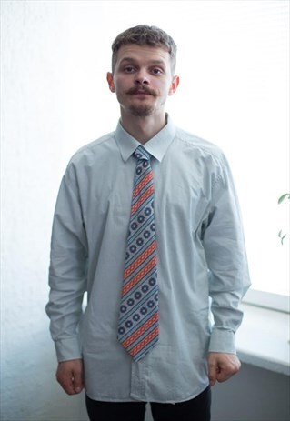 VINTAGE 80'S MULTI COLOUR PATTERNED TIE
