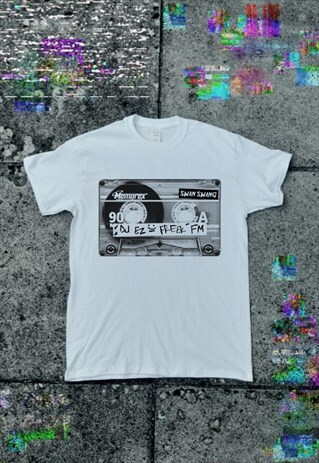 DJ EZ FREEK FM T SHIRT BLACK