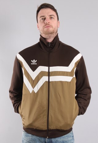 VINTAGE ADIDAS TRACK JACKET LARGE