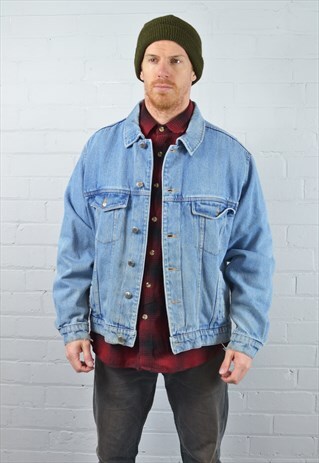 VINTAGE WRANGLER LIGHT BLUE JACKET