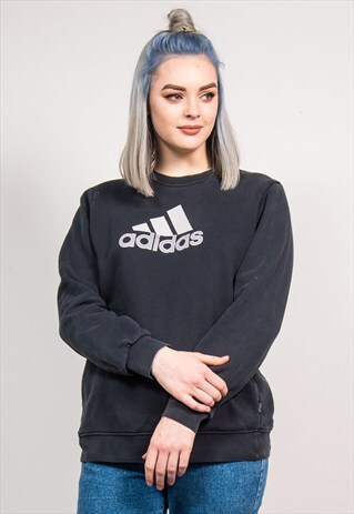 90'S VINTAGE DARK BLUE ADIDAS SWEATSHIRT JUMPER