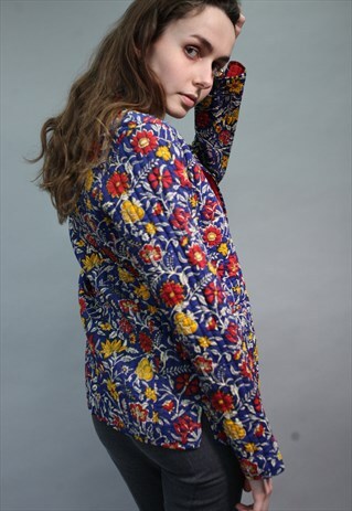 VINTAGE INDIAN BOHO PRINT JACKET