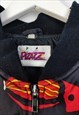 VINTAGE  CRAZY TRACK JACKET PIZAZZ IN BLACK L