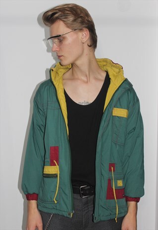 VINTAGE 90' OLDSCHOOL COOL UNISEX MULTI JACKET