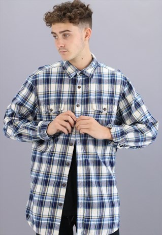 VINTAGE PATTERNED FLANNEL SHIRT Z4