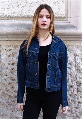VINTAGE LEE JEANS DARK BLUE JACKET COD.292