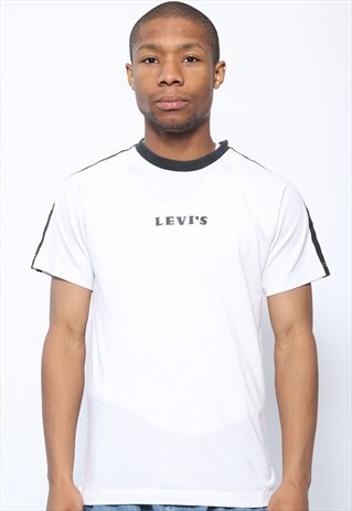 VINTAGE LEVIS SPELLOUT T-SHIRT WHITE