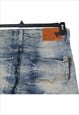 VINTAGE 90'S GUESS JEANS / PANTS LIGHT WASH DENIM BEIGE