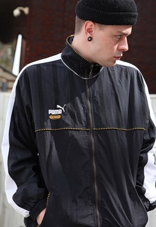 VINTAGE 90'S PUMA KING WINDBREAKER SHELL JACKET