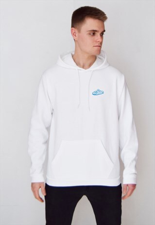 WHITE SANDAL (BLUE) HOODIE